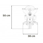 Elektrická motorka Chopper INDIAN - modrá
